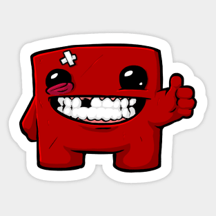 Meat Boy Sticker